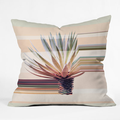 Coussin décoratif à rayures agave iveta abolina