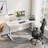 Metal Base Computer Desk-291411626