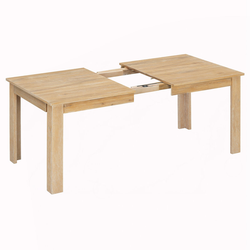 Farmhouse 7-Piece Wooden Dining Table Set