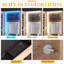 Over the Door Jewellery Armoire with Mirror-921342125