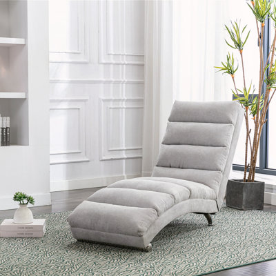 Chaise longue rembourrée