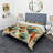 Natural Tones Grey And Beige Mosaic Geometric Shapes Duvet Cover-129935900-76290780