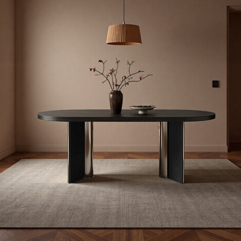 Table de salle à manger haut de gamme, H 30,31 po x L 55,11 po x l 31,49 po