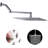 Rain Fixed Shower Head 1.8 GPM GPM with Self-Cleaning-50184877