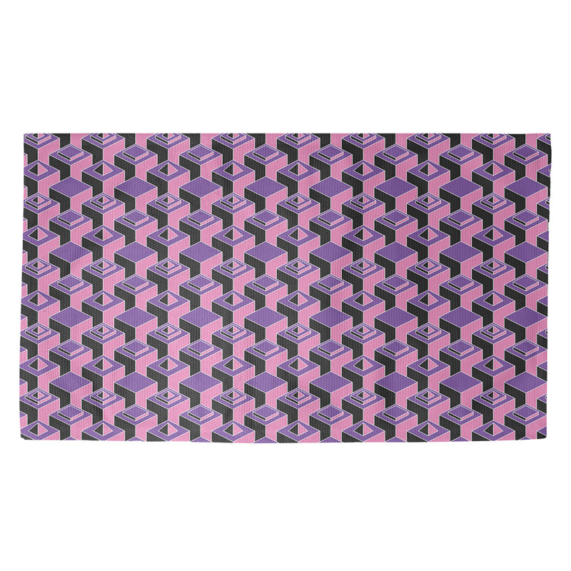 Jordao Geometric Indoor Rug, Rectangle 3' x 5'