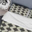 Beige Modern Houndstooth - Ensemble de housse de couette moderne-109144412