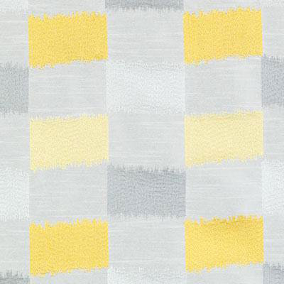 Barton Embroideries Fabric, Blue/Yellow