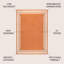 Tapis orange / crème James-367811146