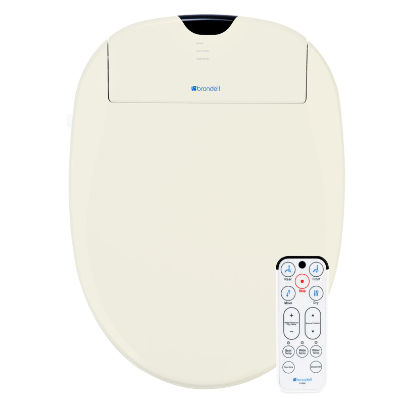 Siège de toilette de bidet allongé Swash Advanced, Blanc, Allongé