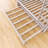 Wood Frame Full Over Full Size Bunk Bed With Trundle, Ladder And Guardrails-1914380305