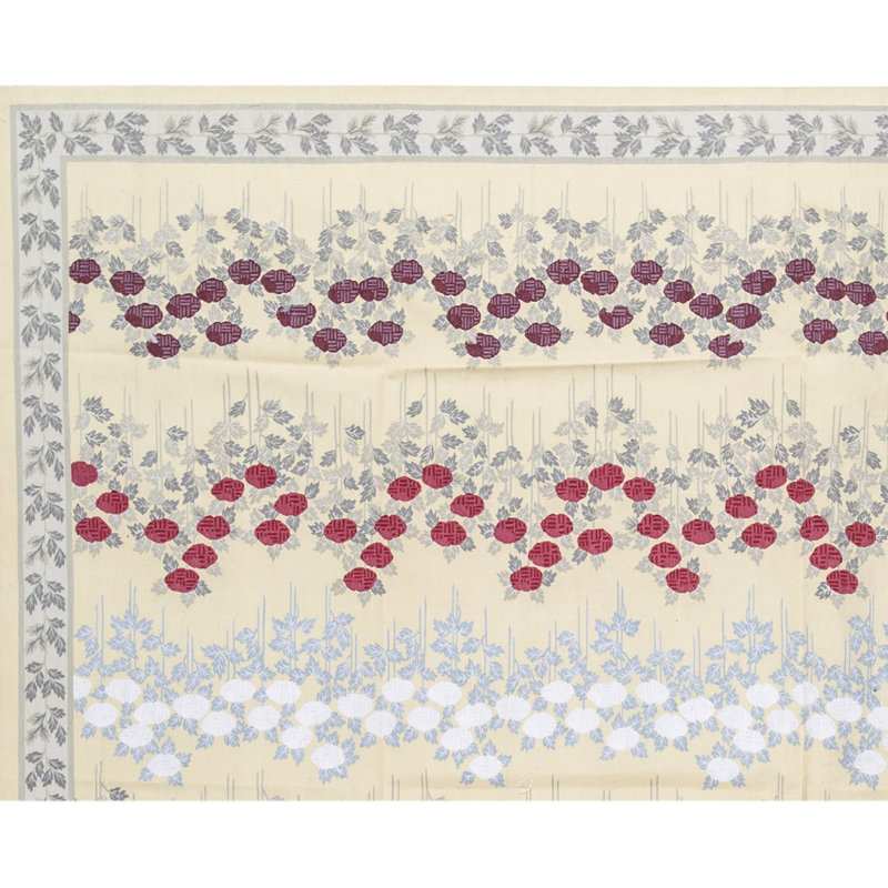 Aubusson Renaissance Wool Floral Area Rug