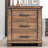 Rustic Solid Wood Farmhouse Nightstand