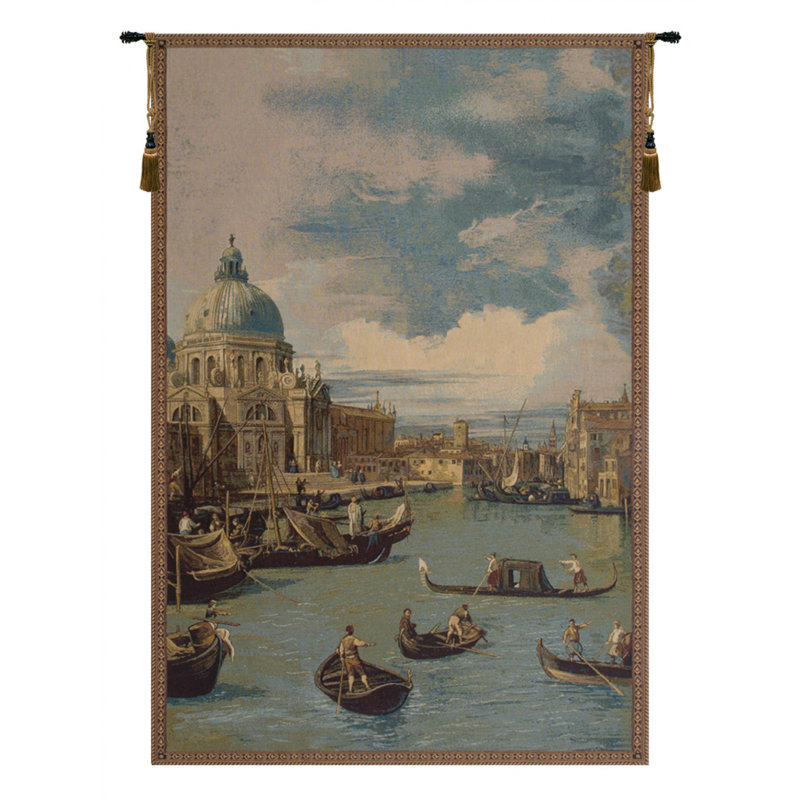 Italian Loom Woven Cotton Blend Wall Hanging, 54" H x 38" W