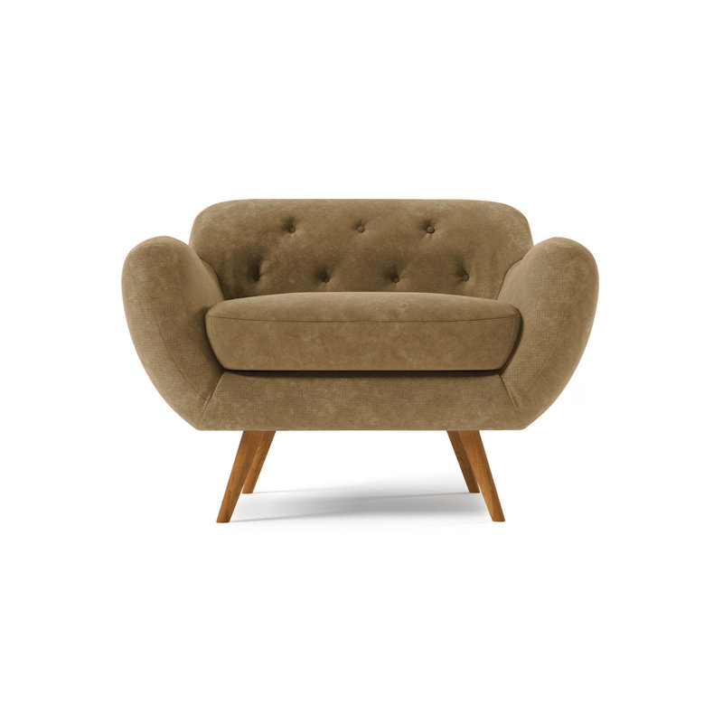 Jefferson Upholstered Armchair, Taupe