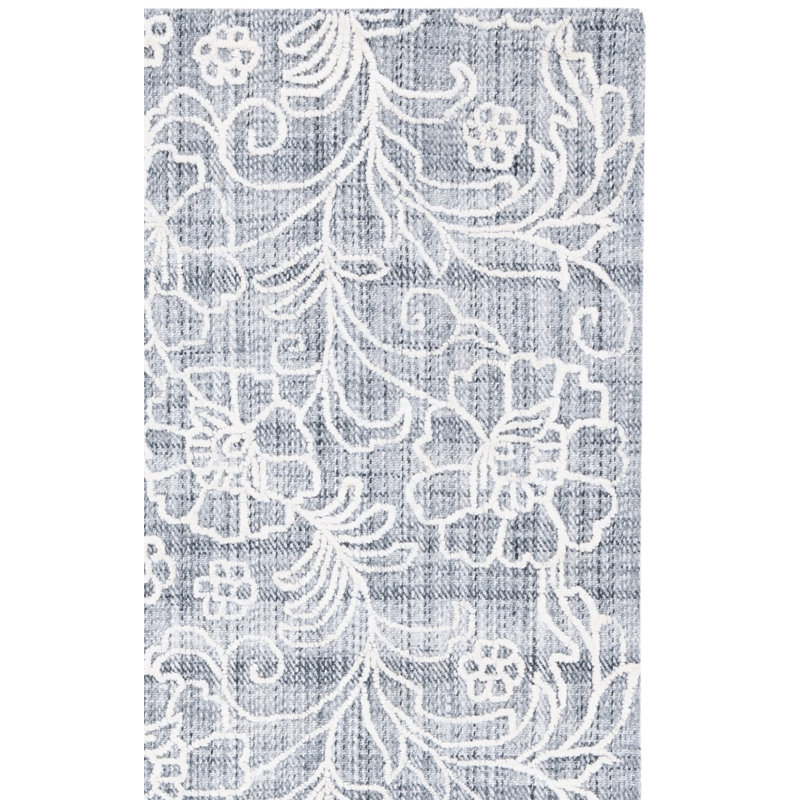 Marbella Hand Tufted Performance Floral Rug, Rectangle 4' x 6'
