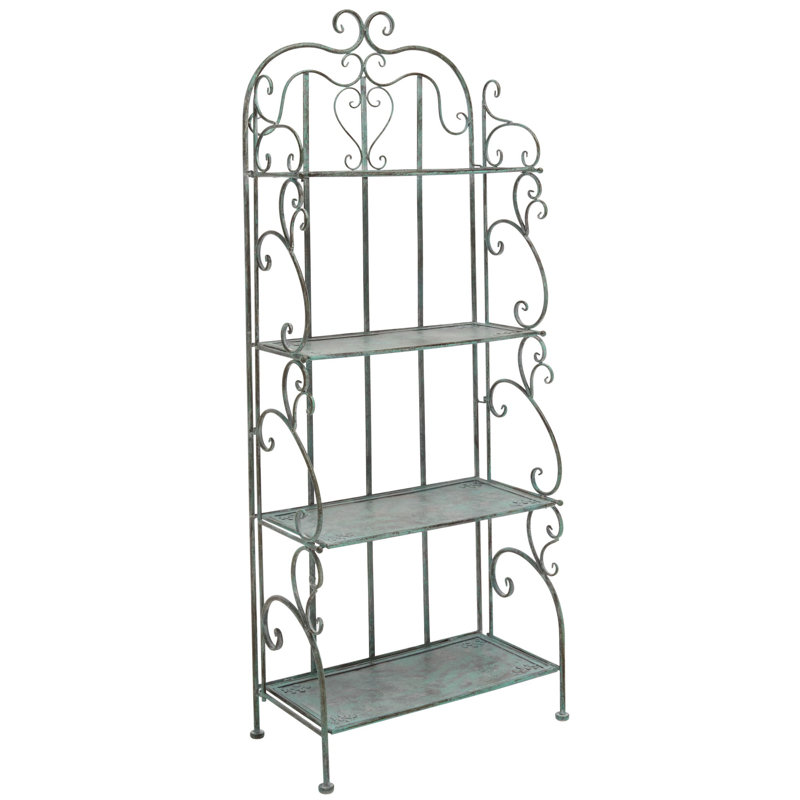 Support pour plante Angellyn, Vert antique