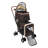Two-Tier Pet Stroller Dual Carrier With Adjustable Handle,Foldable Design, And 360° Swivel Wheels (77Lbs Capacity)-119784191