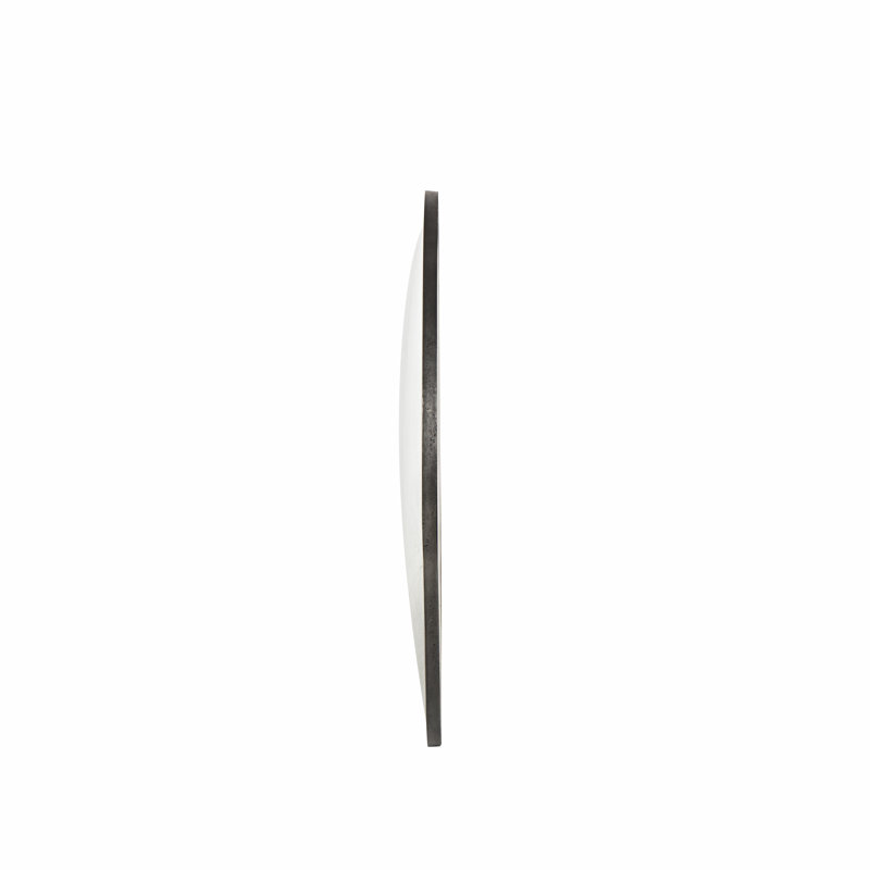 Miroir d'appoint Beauhome Oz, H 37 po x l 37 po x P 1,5 po, Foncé