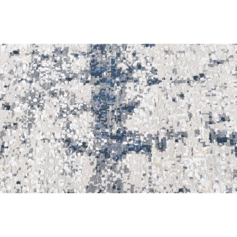 Abstract Area Rug, Round 6'