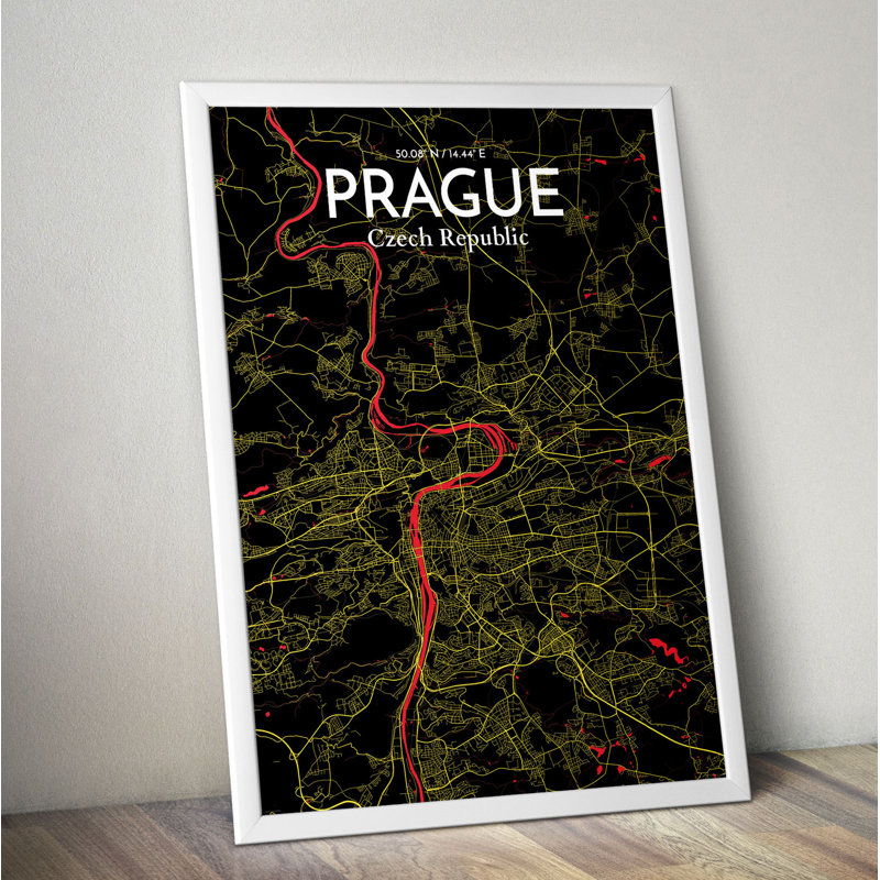 Prague - No Frame Print, 43.2cm H x 27.9cm W x 0.1cm D