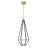 Dripping Gems 1 - Light Brass LED Unique/Statement Pendant-129588509