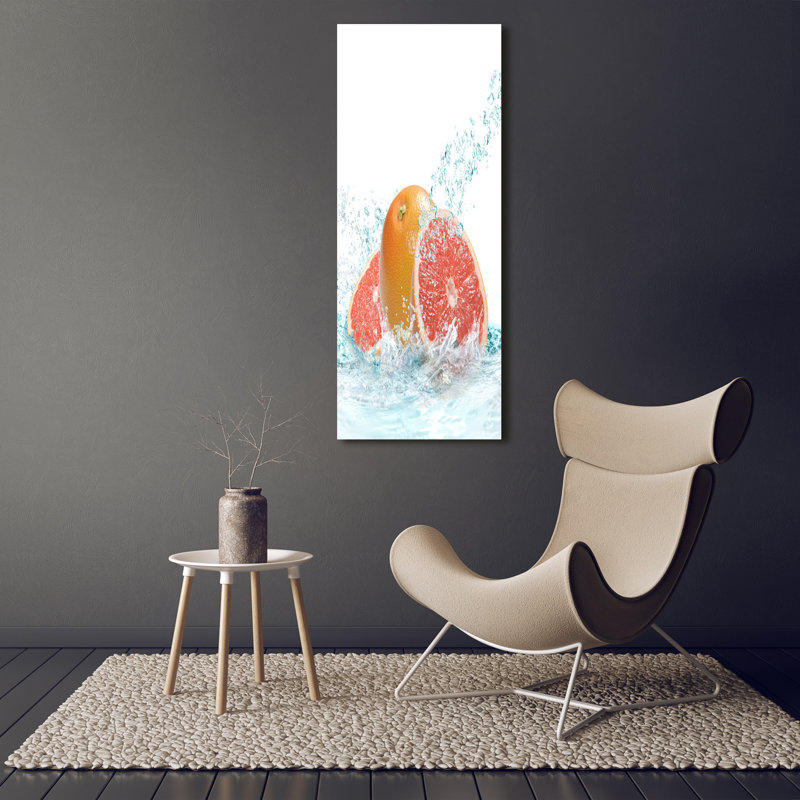 Grapefruit - Wrapped Canvas Print