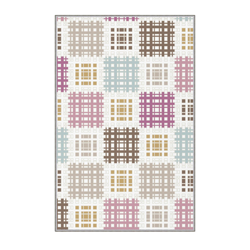 Stylish Hall Carpet (39.4 x 78.7 inches), 100% Polyester, 0.3 in Pile Height | Antibacterial, Non-Slip Underside, Machine Washable | 3D Digital Printed Design, Durable & Soft for Home Décor