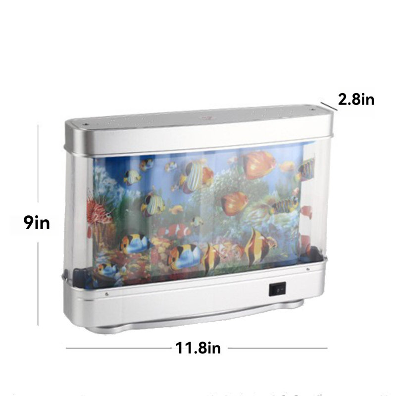 Veilleuse artificielle aquarium artificielle avec poissons