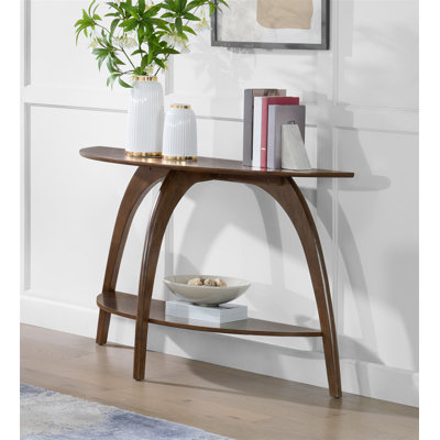 Atreu 48'' Half Moon Sofa Console Table