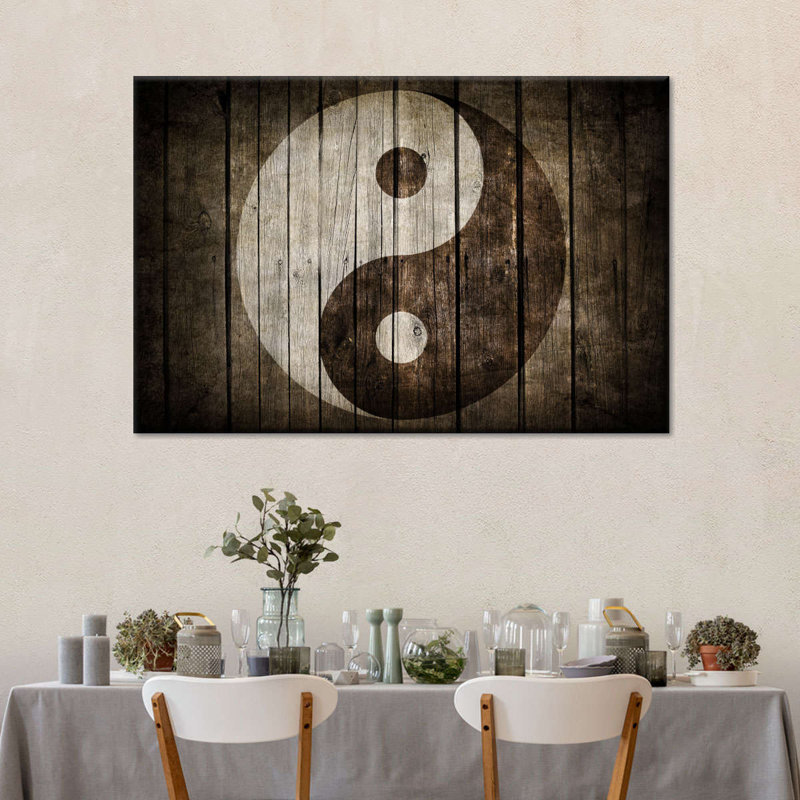 Zen Zen Yin Yang, reproduction sur toile, H 24 po x l 36 po x P 1,25 po