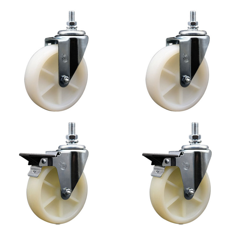 Wheel Swivel ½ Inch Threaded Stem Caster Service Caster Brand