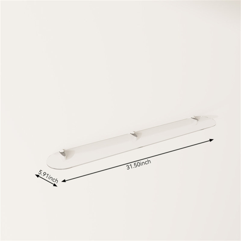 Codero Floating Shelf, 0.50" H x 31.50" W x 5.91" D