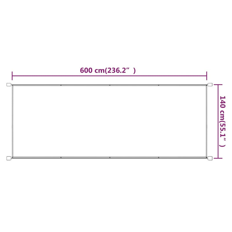 Dakota Fields 140;140cm W x 600;600cm D Fabric Cover Retractable Patio Awning, Taupe