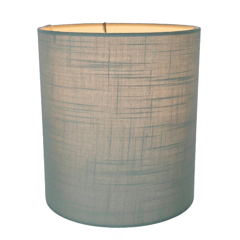 Abat-jour cylindriques, 10" H x 9" W x 9" D, Teal
