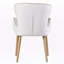 Whisper Beige Boucle & Oak Finish Side Chair (Set-2)
