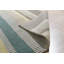 Green Hand-Knotted Wool Linear Pixelation Geometric Modern Contemporary Carpet Rug-1774455332