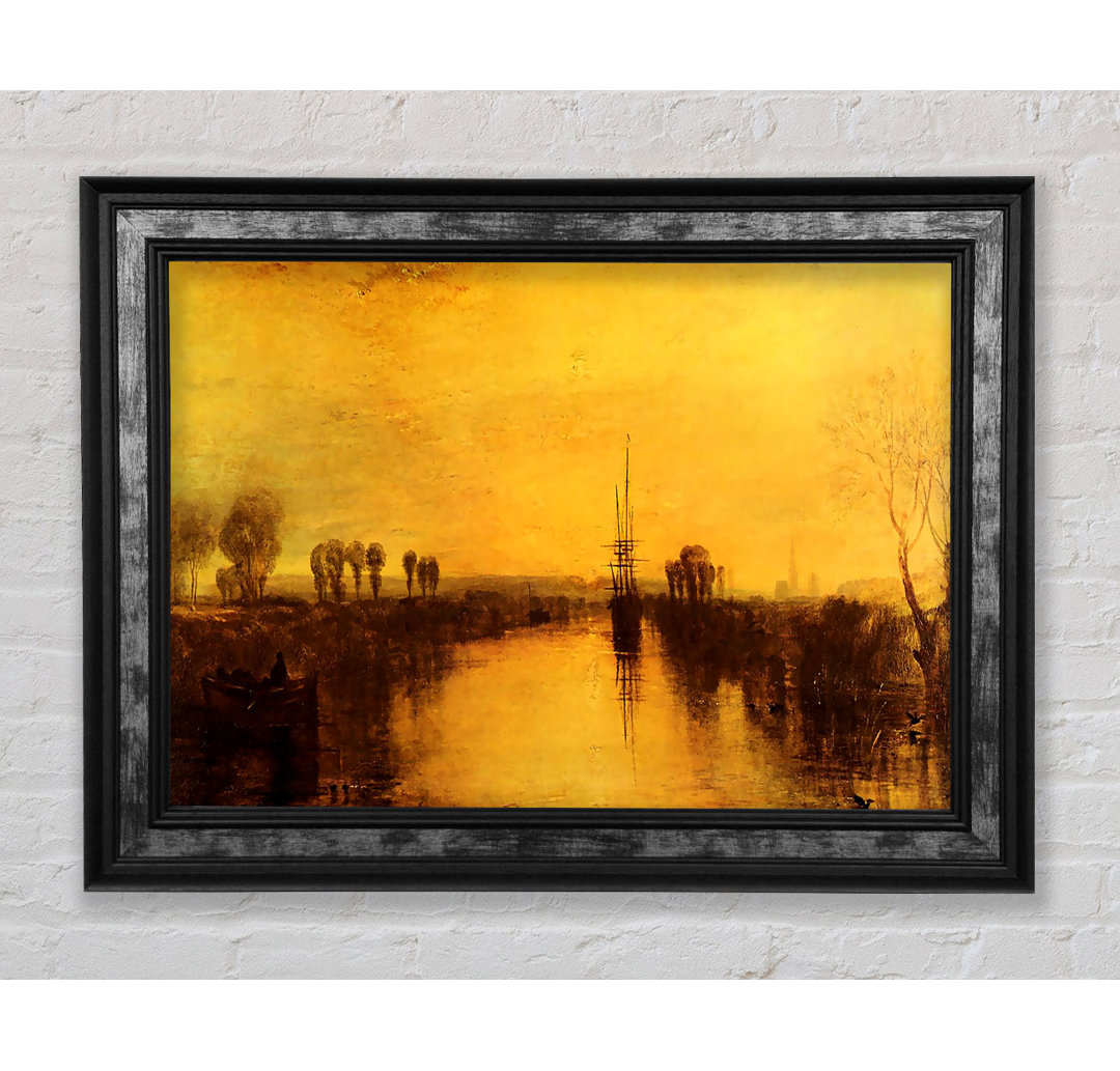 Joseph Mallord Turner Chichester Canal - Einzelner Bilderrahmen Kunstdrucke