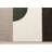 Mentko Modern Green Cream Low-Pile High-Traffic Area Rug-681892094