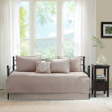 Reversible Daybed Cover Set In Khaki - 6 Piece Comfort Collection
