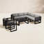Avion 8 Piece Sectional Seating Group with Sunbrella Cushions-1049047440-1062028511