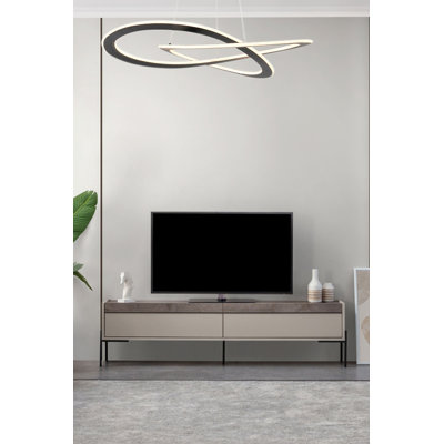 Alysheeya Unfinished TV Stand for TVs up to 75"
