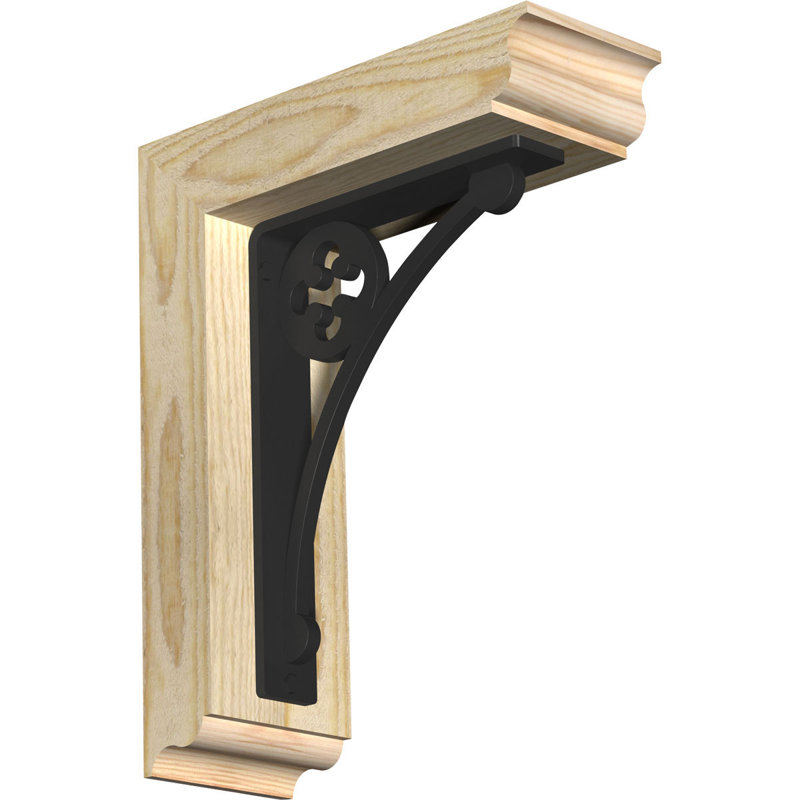 Support pour scie à fer rugueuse traditionnelle 4 pi x P 11 1/2 po x H 14 po Crawley, sapin Douglas (support en fer de l 1 1/2 po x P 7 1/2 po x H 10 po)