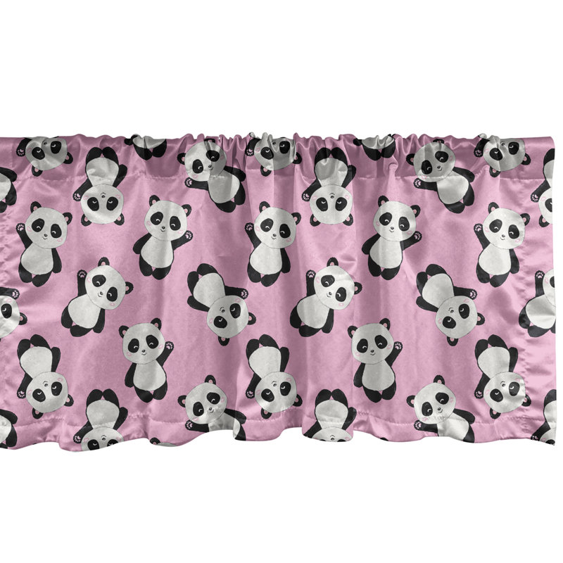 Cantonnière Panda Ambesonne, L 54 po x L 12 po