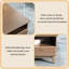 Table basse 51,18 po Nordic