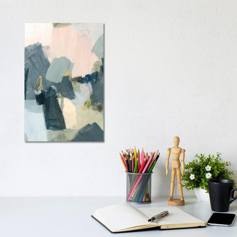 Lago I by Victoria Barnes - Wrapped Canvas Painting, 20.32 cm H x 30.48 cm W