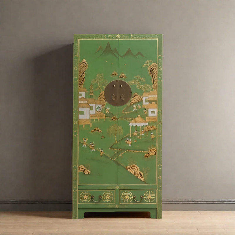 Armoire peinte vintage