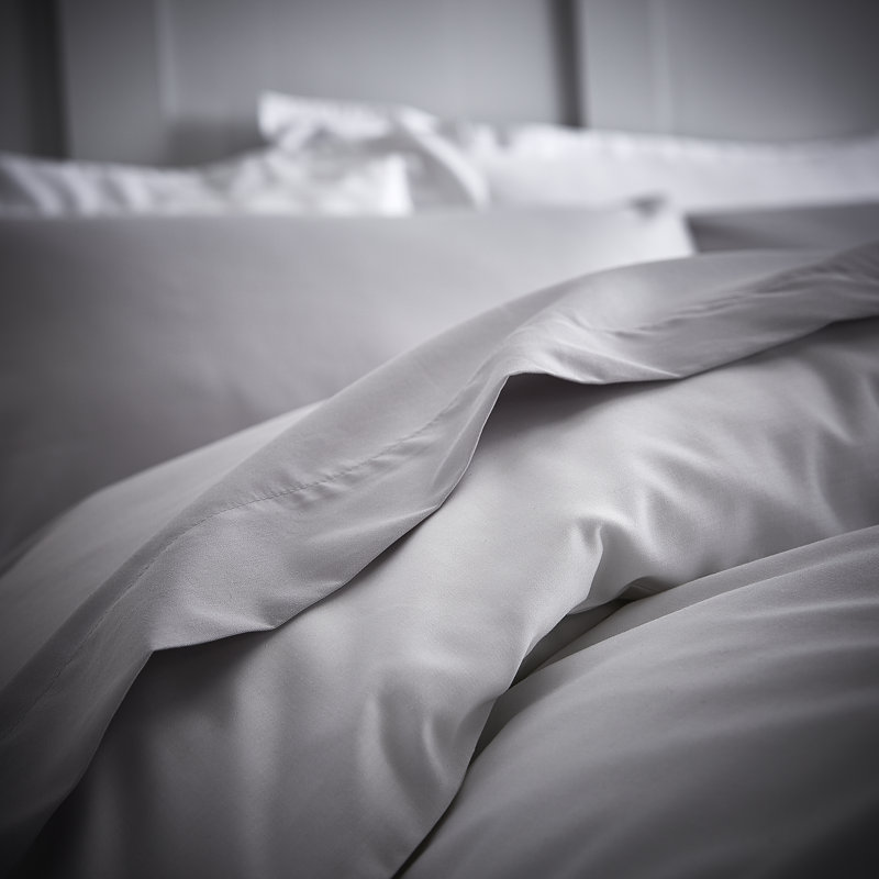 300 Thread Count Cotton Modal Standard Pillowcase, Grey