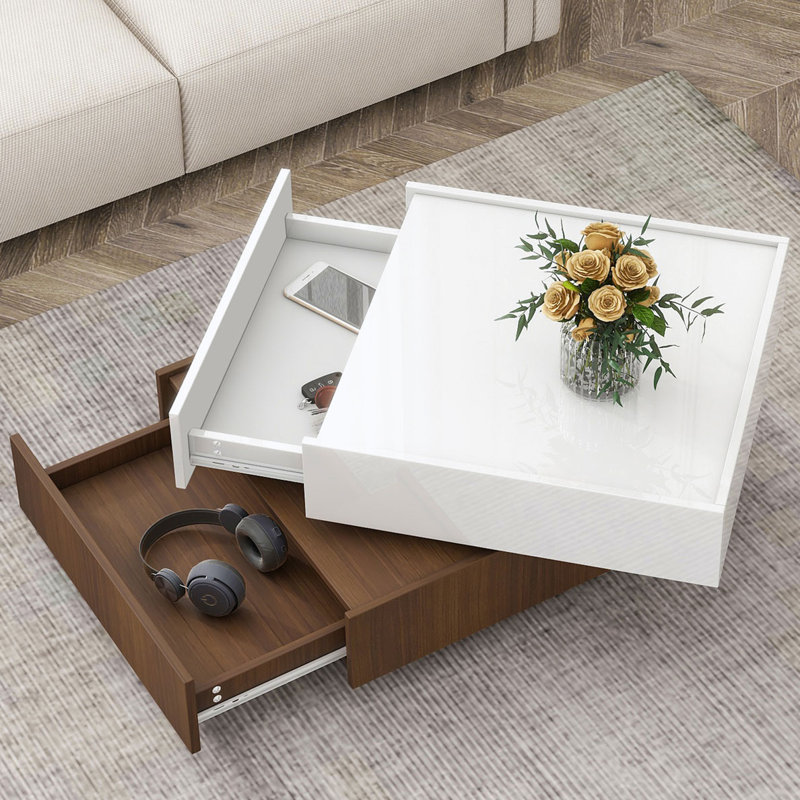 Table basse Tonto, Blanc