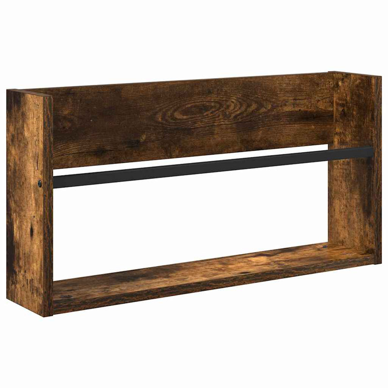 Wood Magazine Rack, Brown