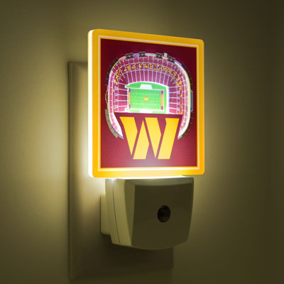 NFL Washington Commanders Stadium View Night Light